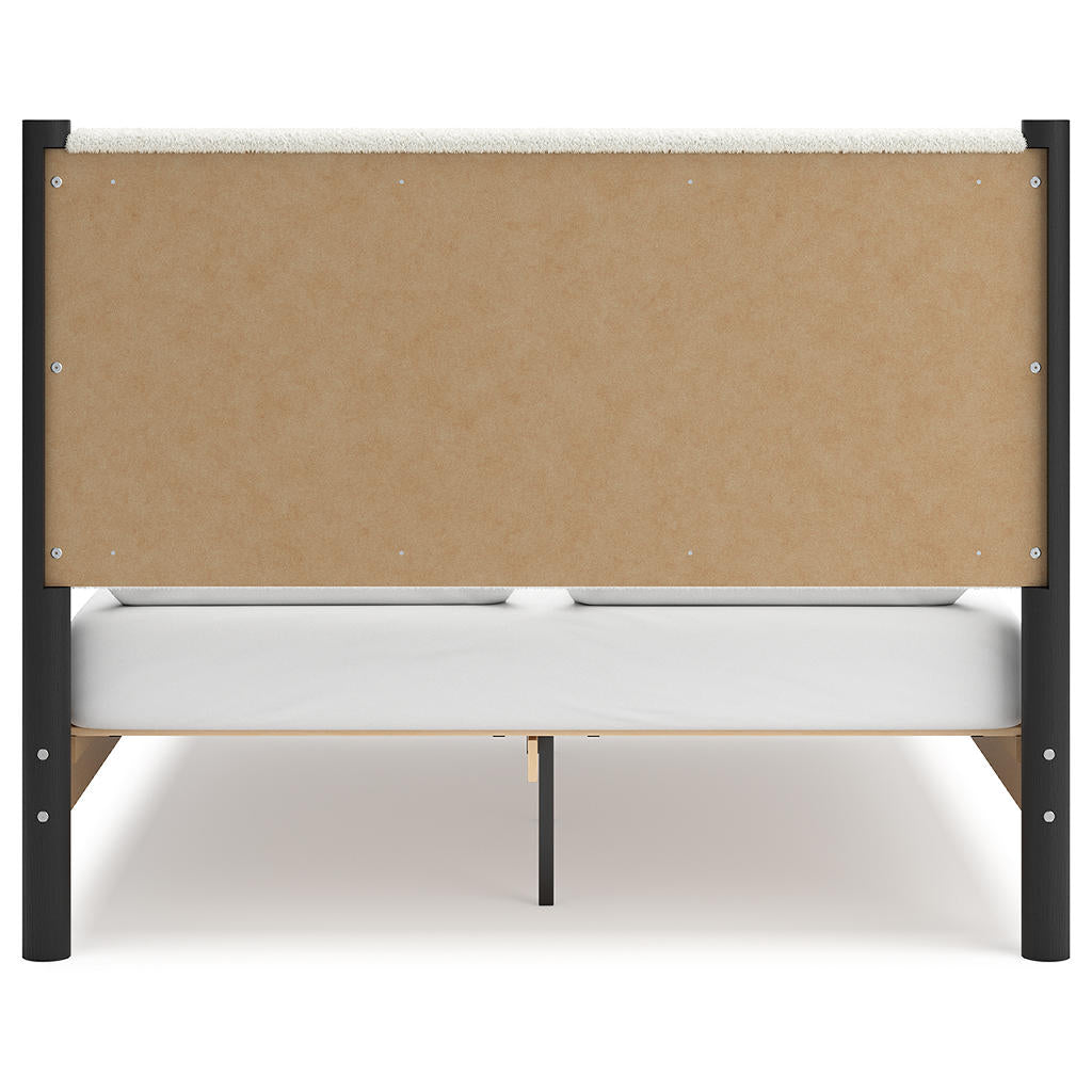 Cadmori Queen Upholstered Panel Bed, Dresser and Mirror Signature Design by Ashley® Uncategorized