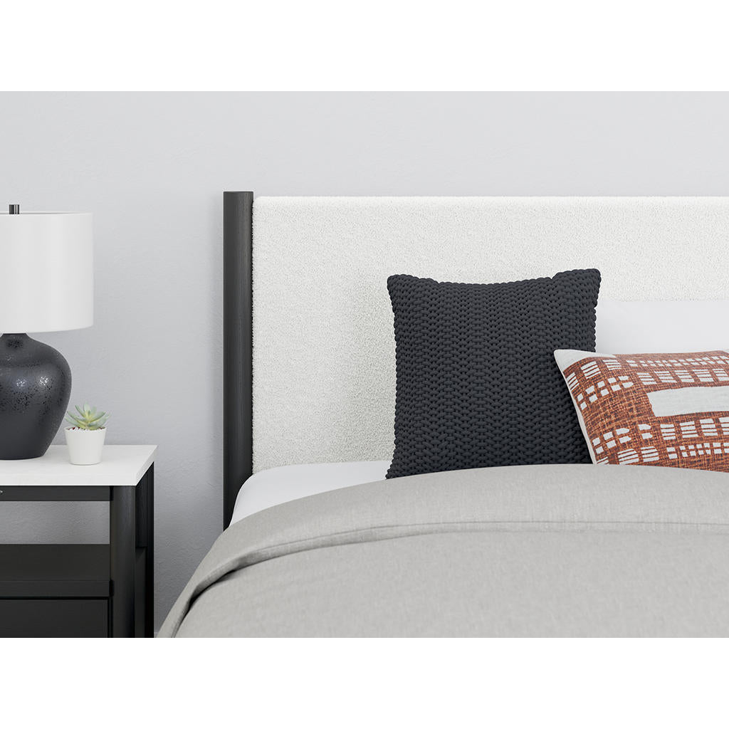 Cadmori Queen Upholstered Panel Bed, Dresser and Mirror Signature Design by Ashley® Uncategorized