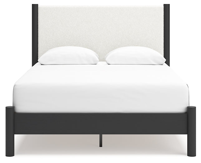 Cadmori Queen Upholstered Panel Bed