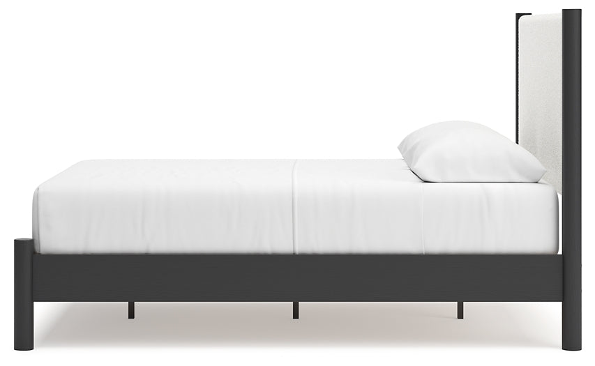 Cadmori Queen Upholstered Panel Bed