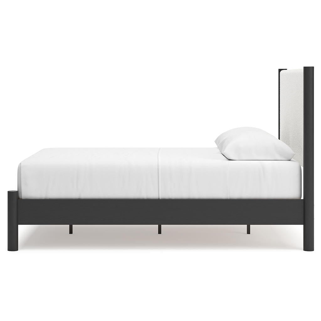 Cadmori Queen Upholstered Panel Bed Signature Design by Ashley® Bedroom