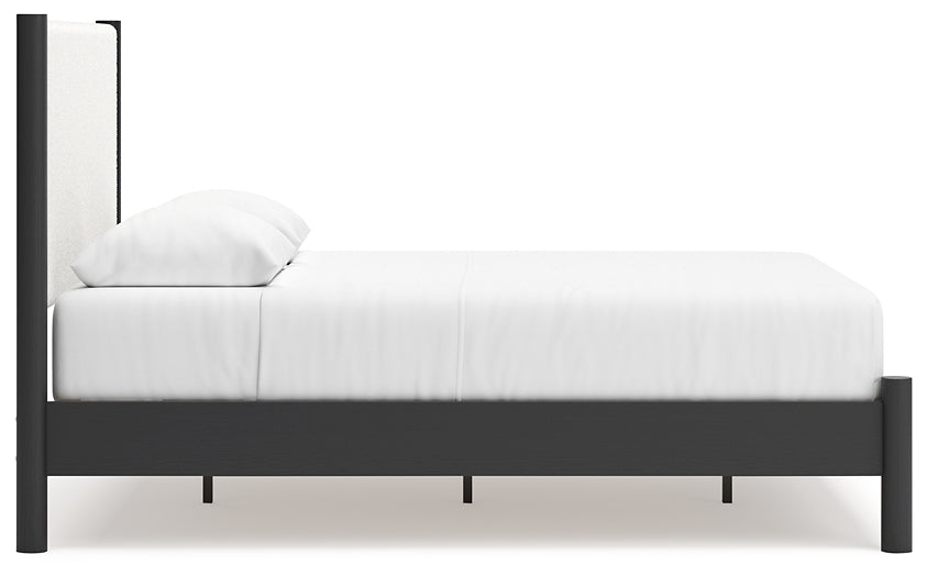 Cadmori Queen Upholstered Panel Bed