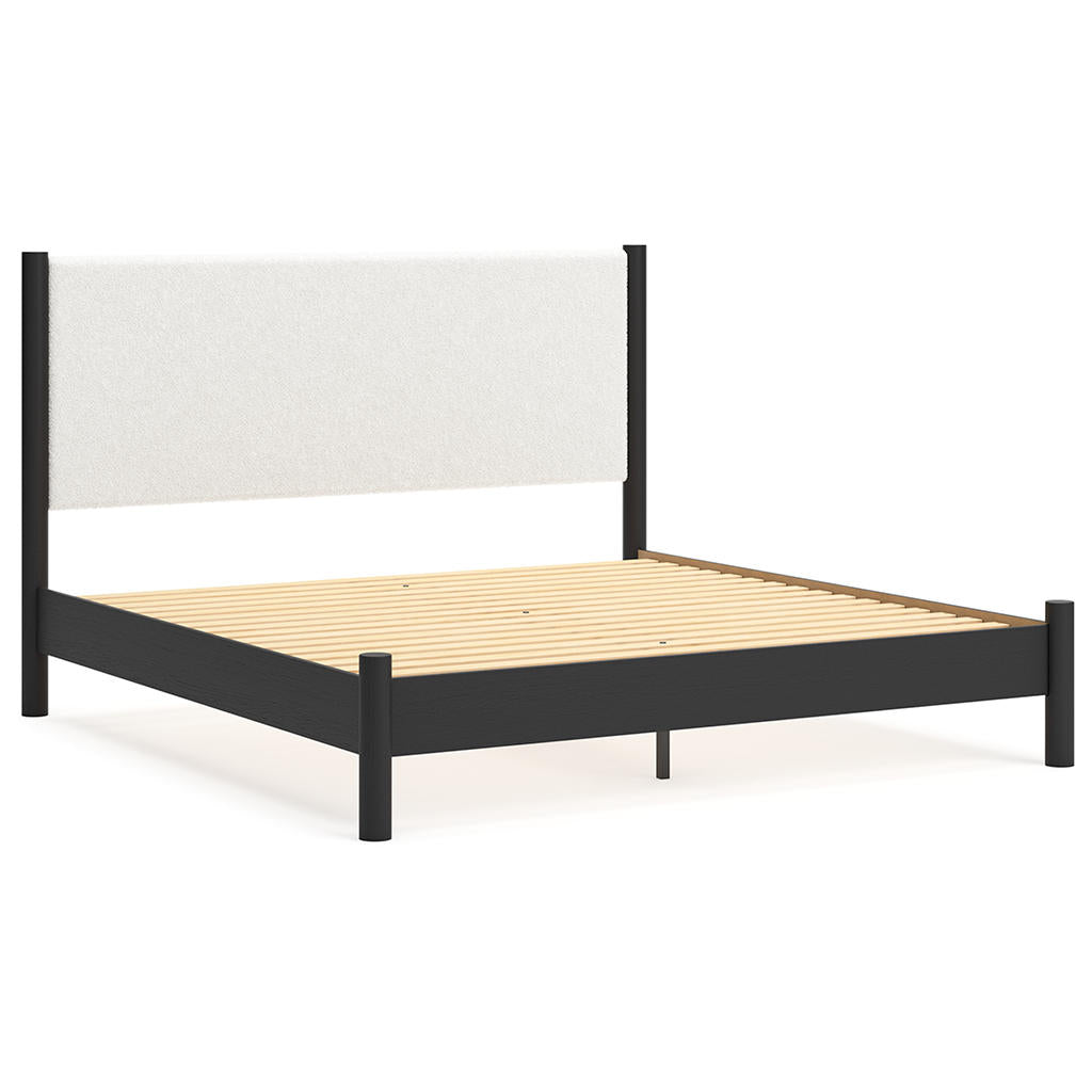 Cadmori King Upholstered Panel Bed Signature Design by Ashley® Bedroom
