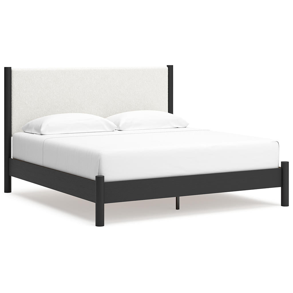 Cadmori King Upholstered Panel Bed Signature Design by Ashley® Bedroom