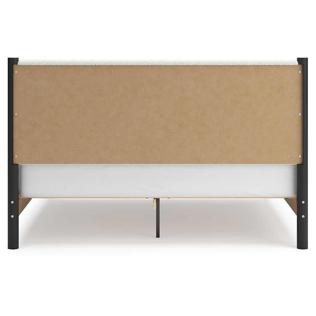 Cadmori King Upholstered Panel Bed Signature Design by Ashley® Bedroom