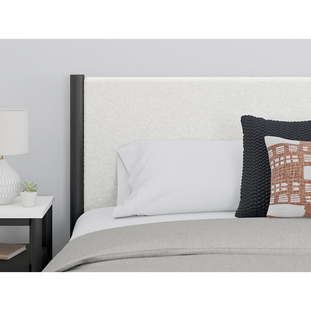 Cadmori King Upholstered Panel Bed, Dresser and Mirror Signature Design by Ashley® Uncategorized