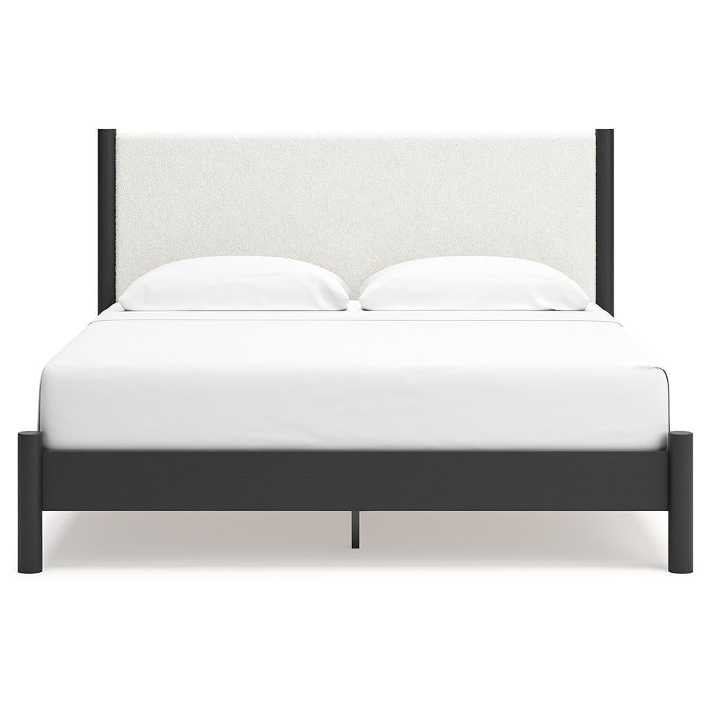 Cadmori King Upholstered Panel Bed Signature Design by Ashley® Bedroom