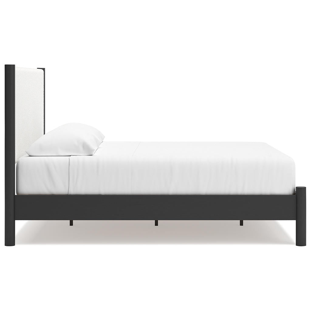 Cadmori King Upholstered Panel Bed Signature Design by Ashley® Bedroom
