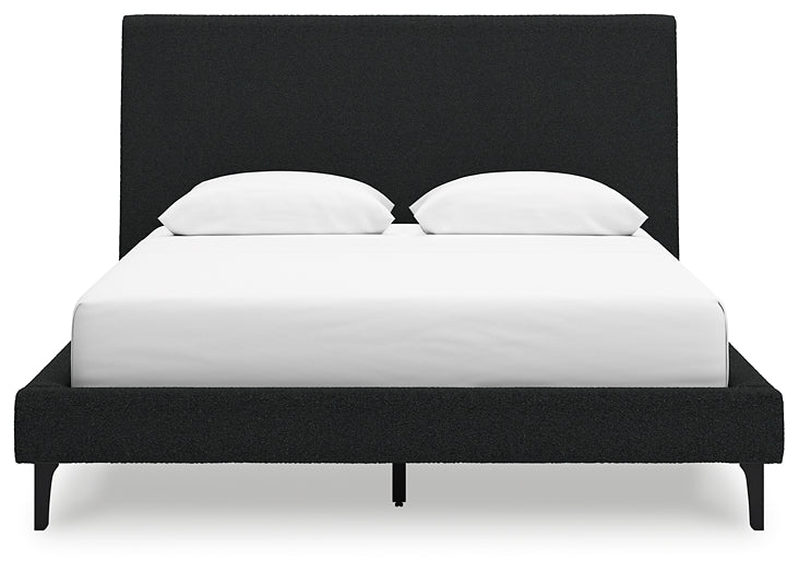 Cadmori Queen Upholstered Bed with Roll Slats
