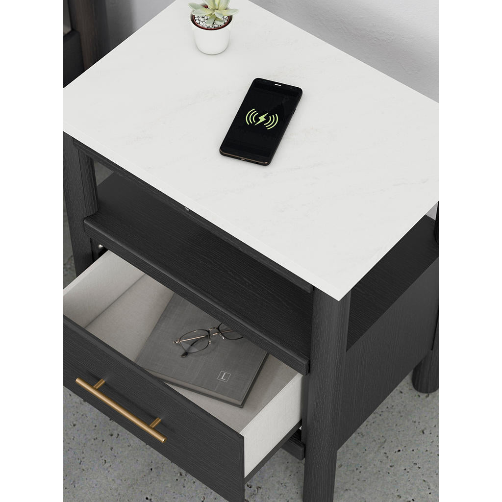 Cadmori King Panel Bed, Dresser, Mirror and Nightstand Signature Design by Ashley® Uncategorized