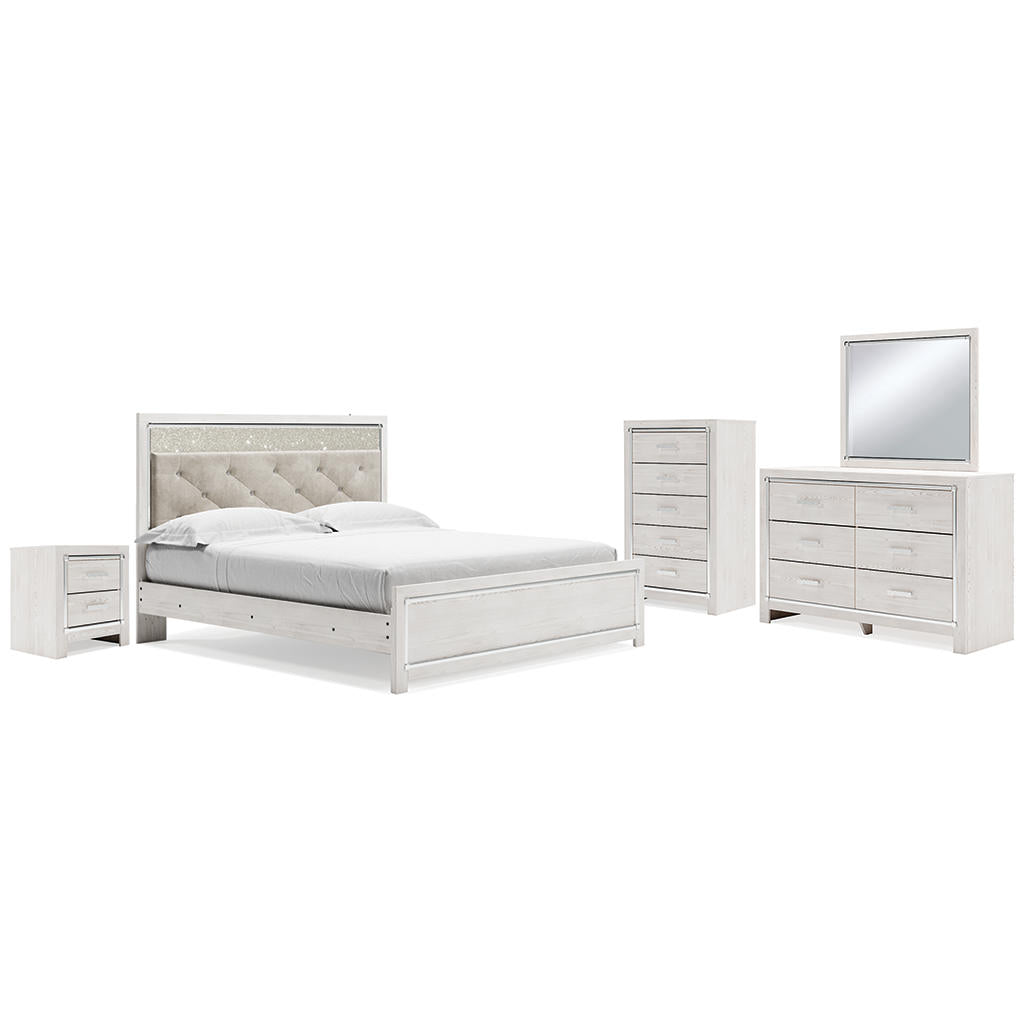 Altyra King Panel Bed, Dresser, Mirror, Chest and Nightstand Signature Design by Ashley® Uncategorized