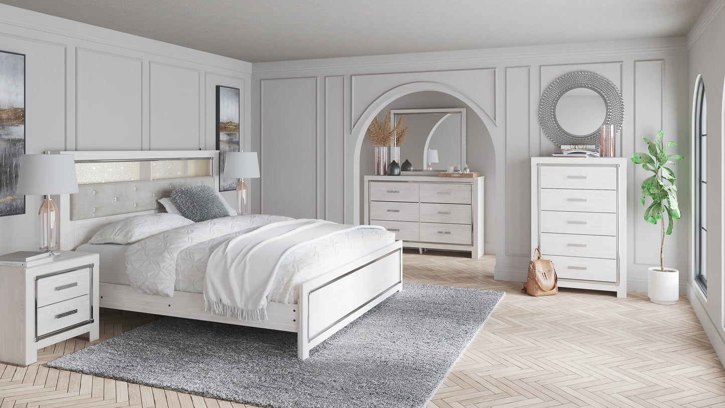 Altyra King Bookcase Headboard, Dresser and Mirror