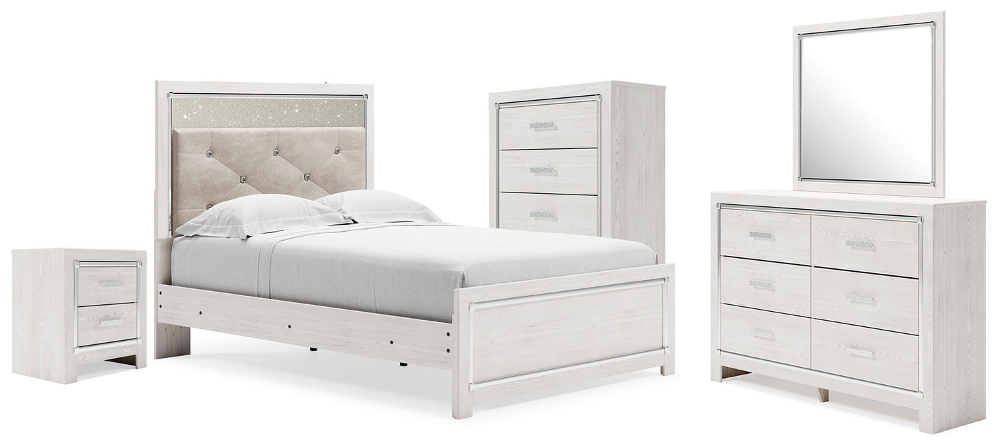 Altyra Full Upholstered Panel Bed 5-Piece Set with Chest Signature Design by Ashley® Bedroom