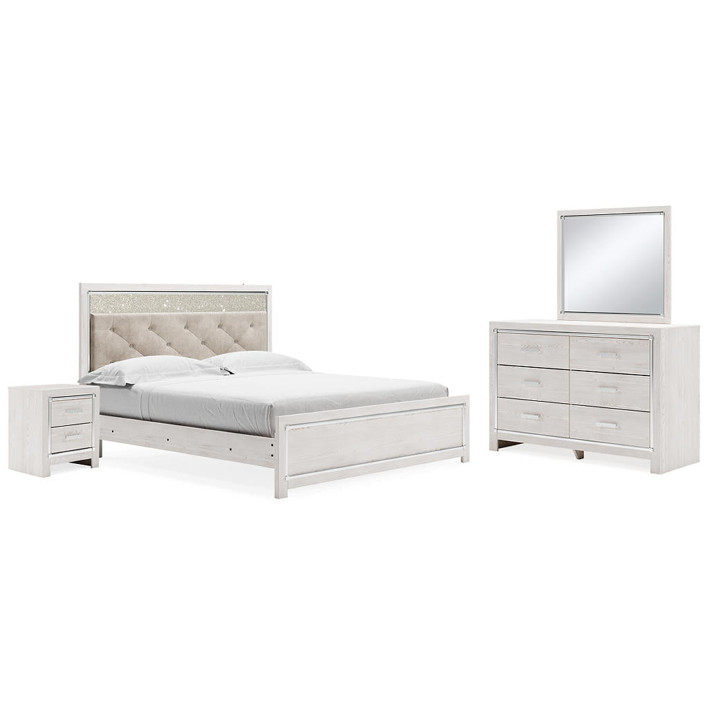 Altyra King Bed, Dresser, Mirror and Nightstand — Panel Four Signature Design by Ashley® Uncategorized