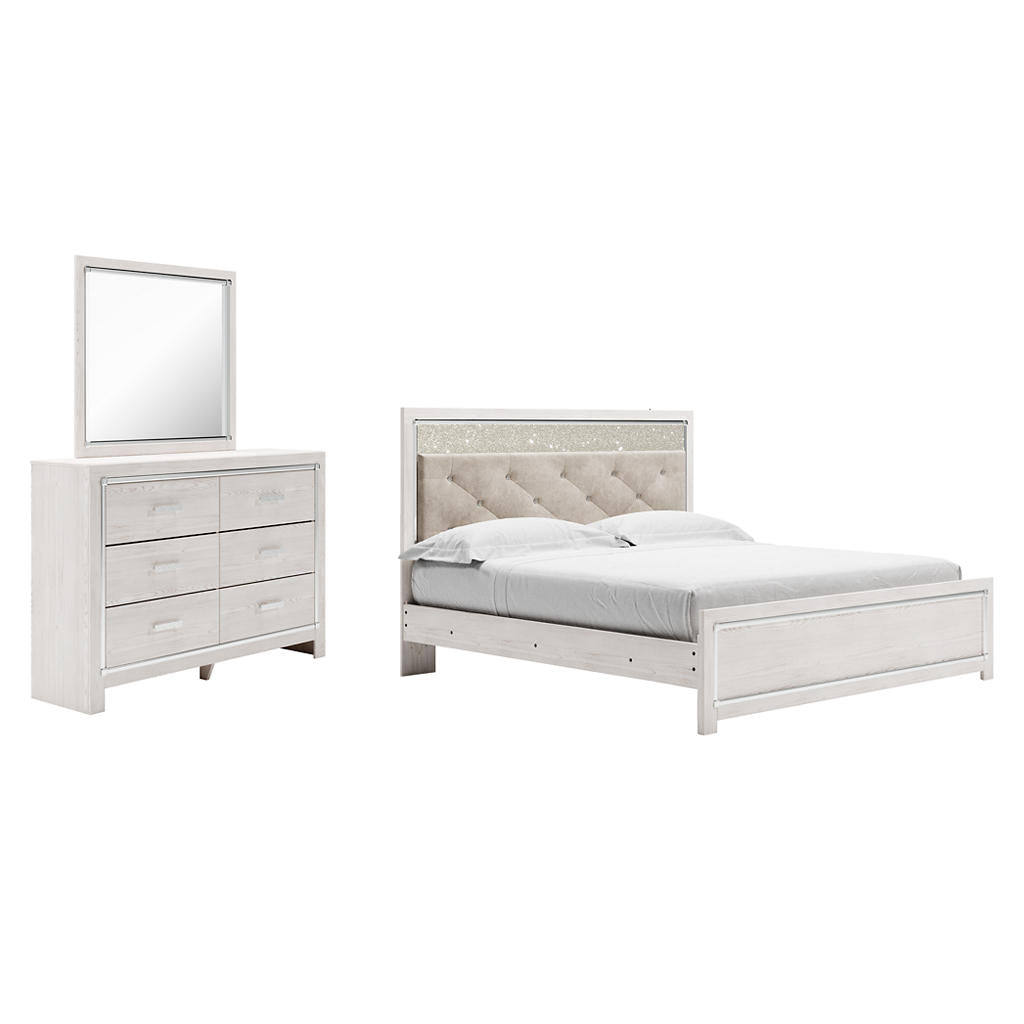 Altyra King Panel Bed, Dresser and Mirror Signature Design by Ashley® Uncategorized