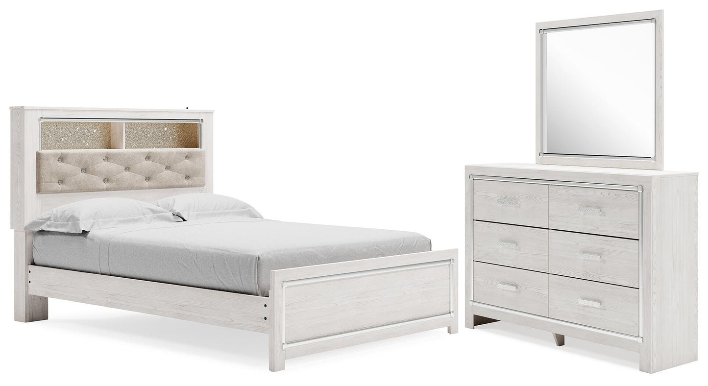 Altyra Queen Bed with Bookcase Headboard, Dresser, Mirror (B25) Signature Design by Ashley® Bedroom