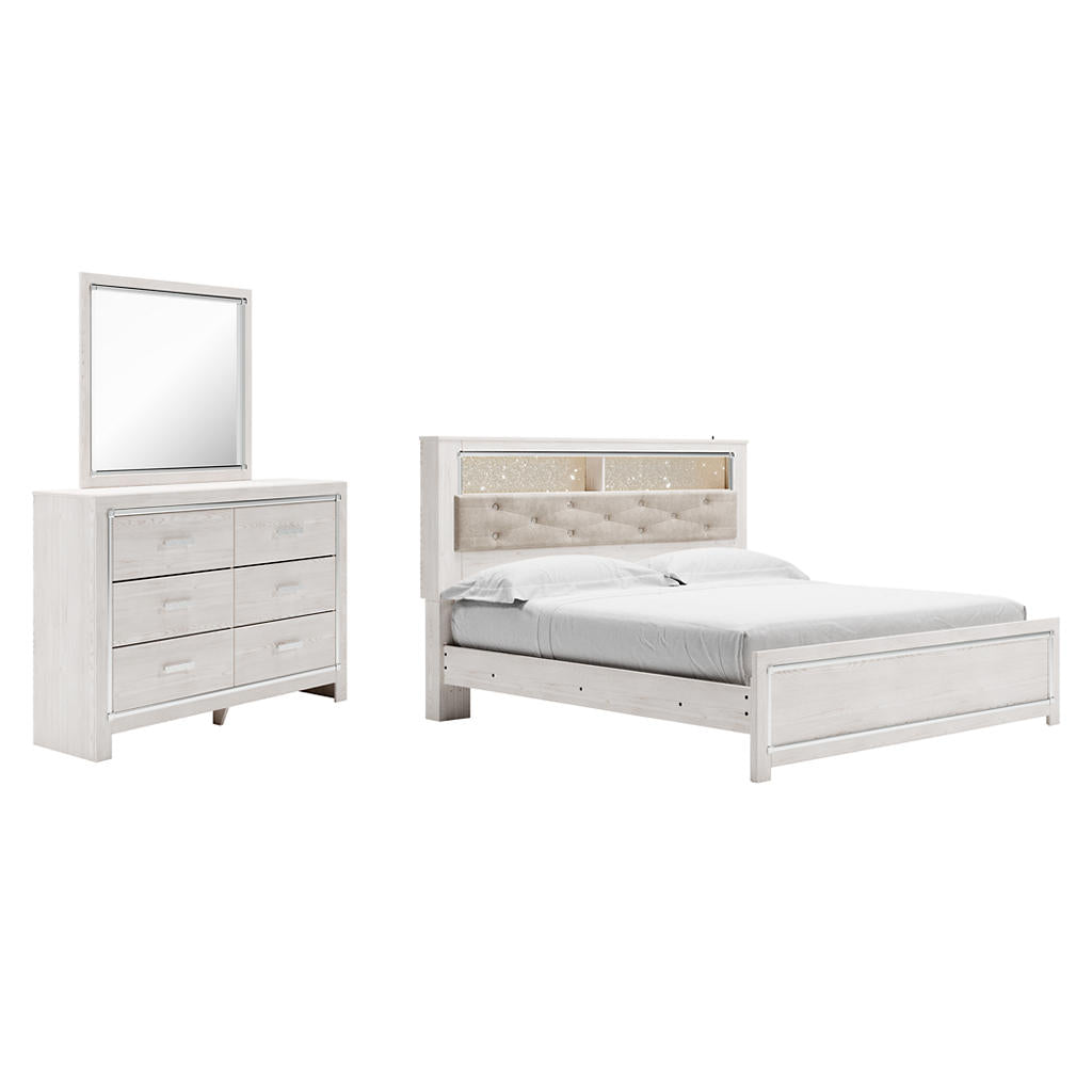 Altyra King Panel Bookcase Bed, Dresser and Mirror Signature Design by Ashley® Uncategorized