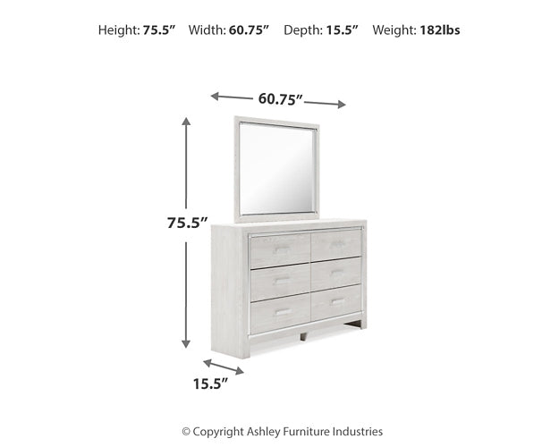 Altyra Queen Upholstered Panel Bed, Dresser, Mirror, Chest and Nightstand Signature Design by Ashley® Uncategorized