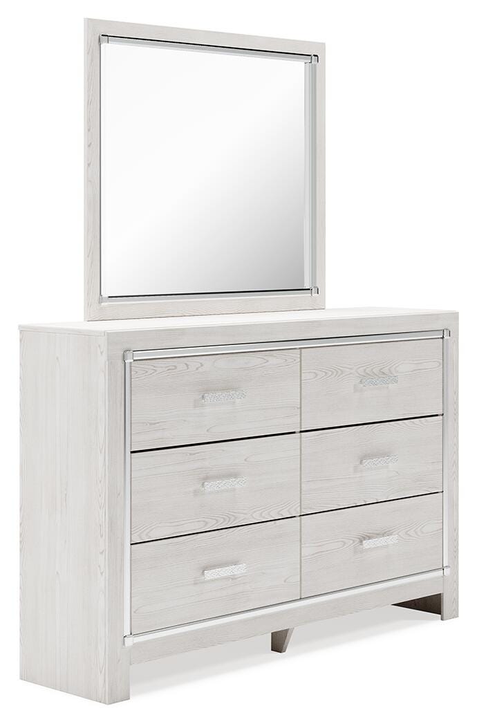 Altyra Queen Upholstered Panel Bed, Dresser and Mirror (B15) Signature Design by Ashley® Bedroom