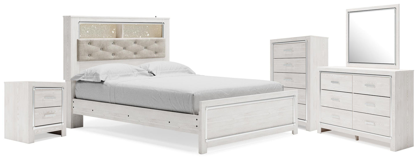 Altyra Queen Bookcase Bed, Dresser, Chest and Nightstand — 4-Piece Signature Design by Ashley® Bedroom