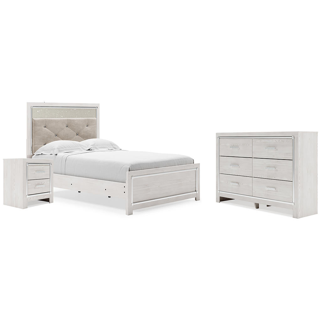 Altyra Full Upholstered Panel Bed, Dresser and Nightstand Signature Design by Ashley® Uncategorized