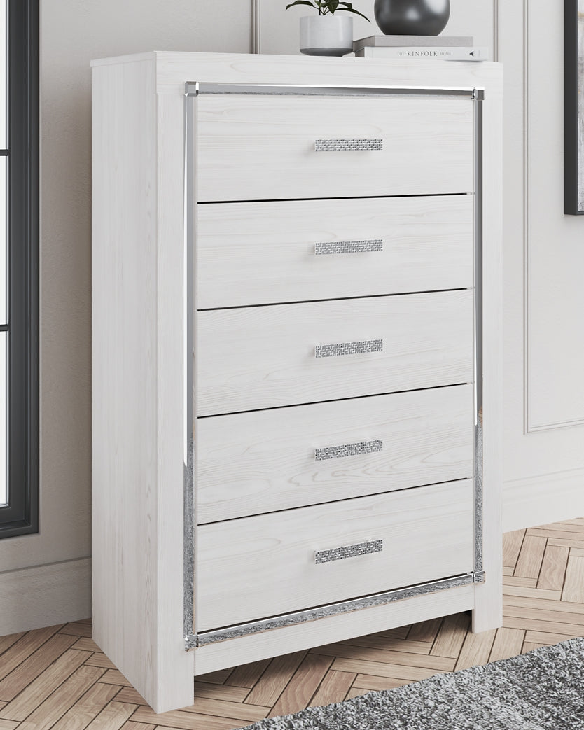 Altyra Queen Upholstered Panel Bed, Dresser, Mirror, Chest and Nightstand Signature Design by Ashley® Uncategorized