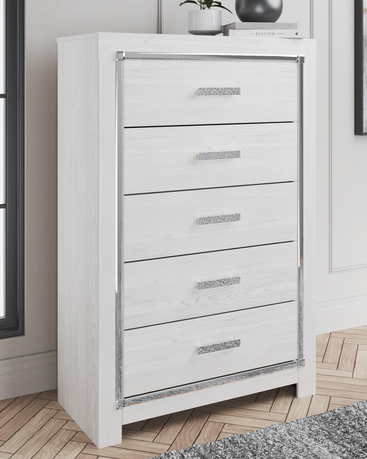 Altyra Full Panel Bed, Dresser, Mirror and Chest — White 4-Piece Signature Design by Ashley® Bedroom