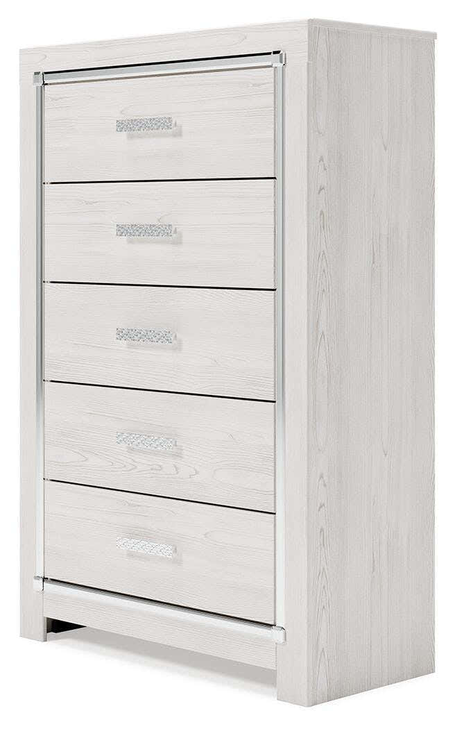 Altyra Full Panel Bed, Dresser, Chest and 2 Nightstands