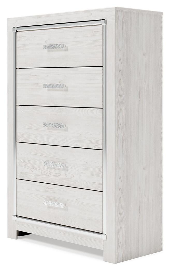 Altyra Full Upholstered Panel Bed 5-Piece Set with Chest Signature Design by Ashley® Bedroom