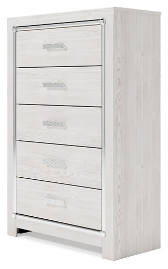 Altyra Queen Upholstered Panel Bed, Dresser, Mirror, Chest and Nightstand Signature Design by Ashley® Uncategorized