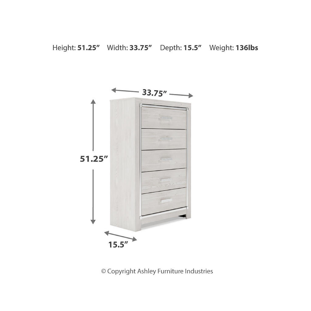 Altyra Queen Bookcase Panel Bed, Dresser, Mirror and Chest Signature Design by Ashley® Uncategorized