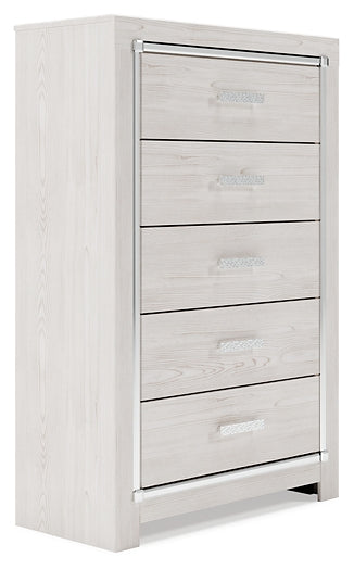 Altyra Queen Upholstered Panel Bed, Dresser, Mirror, Chest and Nightstand Signature Design by Ashley® Uncategorized