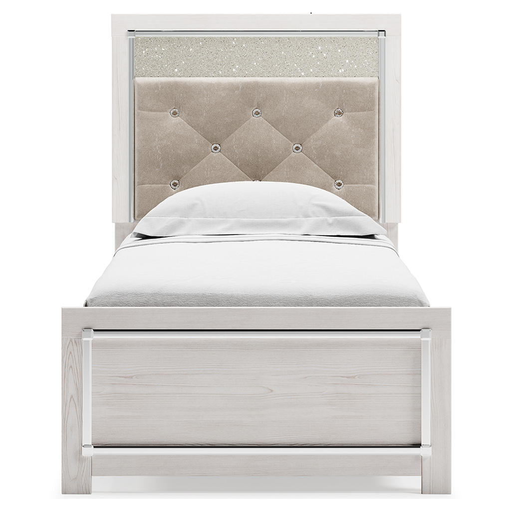 Altyra Twin Upholstered Panel Bed and 2 Nightstands Signature Design by Ashley® Uncategorized