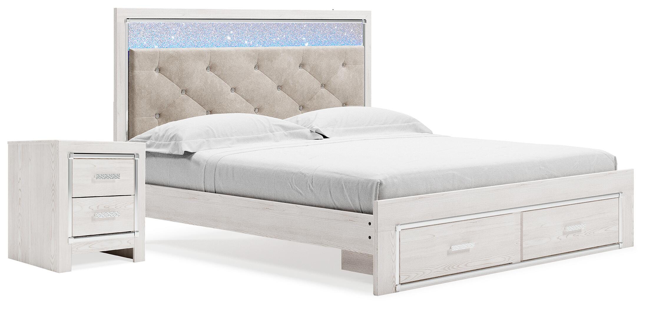 Altyra King Storage Panel Bed and Nightstand — 2-Piece Set Signature Design by Ashley® Bedroom