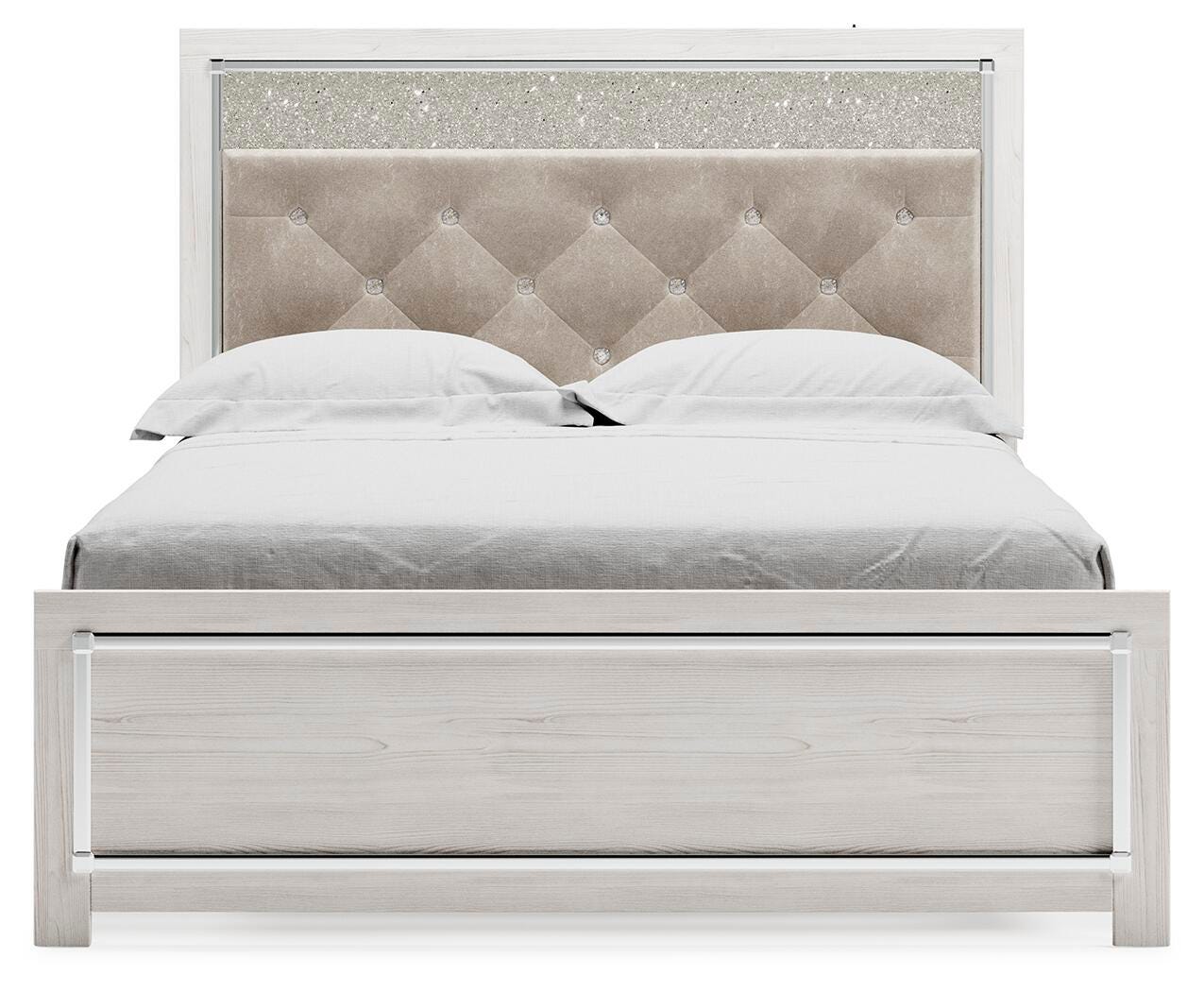 Altyra Queen Upholstered Panel Bed, Dresser and Mirror (B15) Signature Design by Ashley® Bedroom
