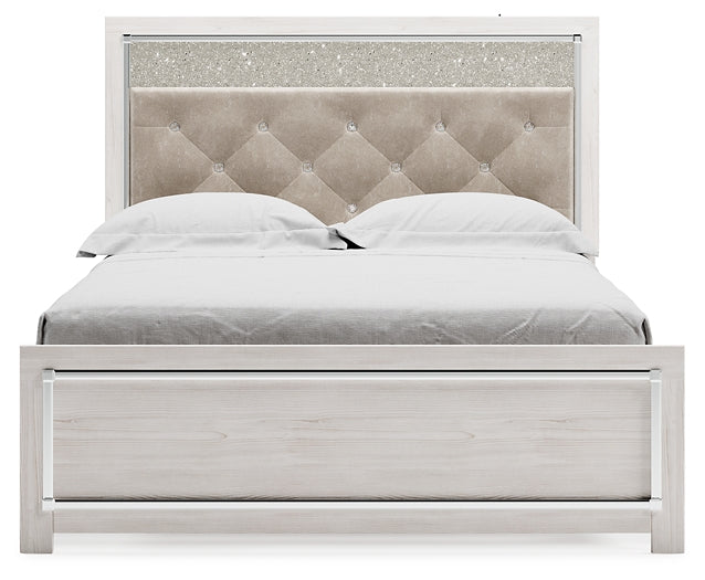 Altyra Queen Upholstered Panel Bed, Dresser, Mirror, Chest and Nightstand Signature Design by Ashley® Uncategorized