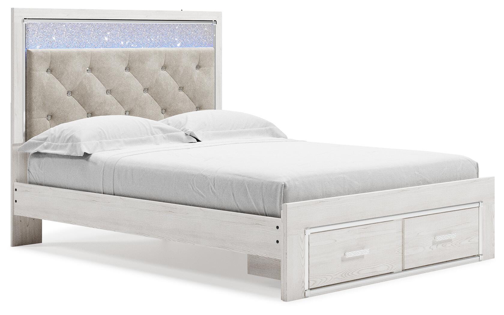 Altyra Queen Upholstered Panel Storage Bed, Dresser and Mirror Signature Design by Ashley® Bedroom