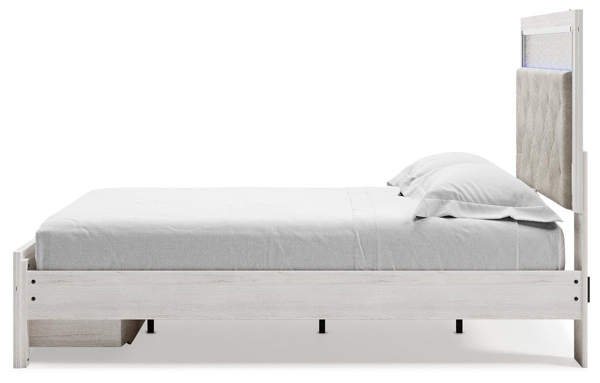 Altyra Queen Upholstered Panel Storage Bed, Dresser and Mirror Signature Design by Ashley® Bedroom