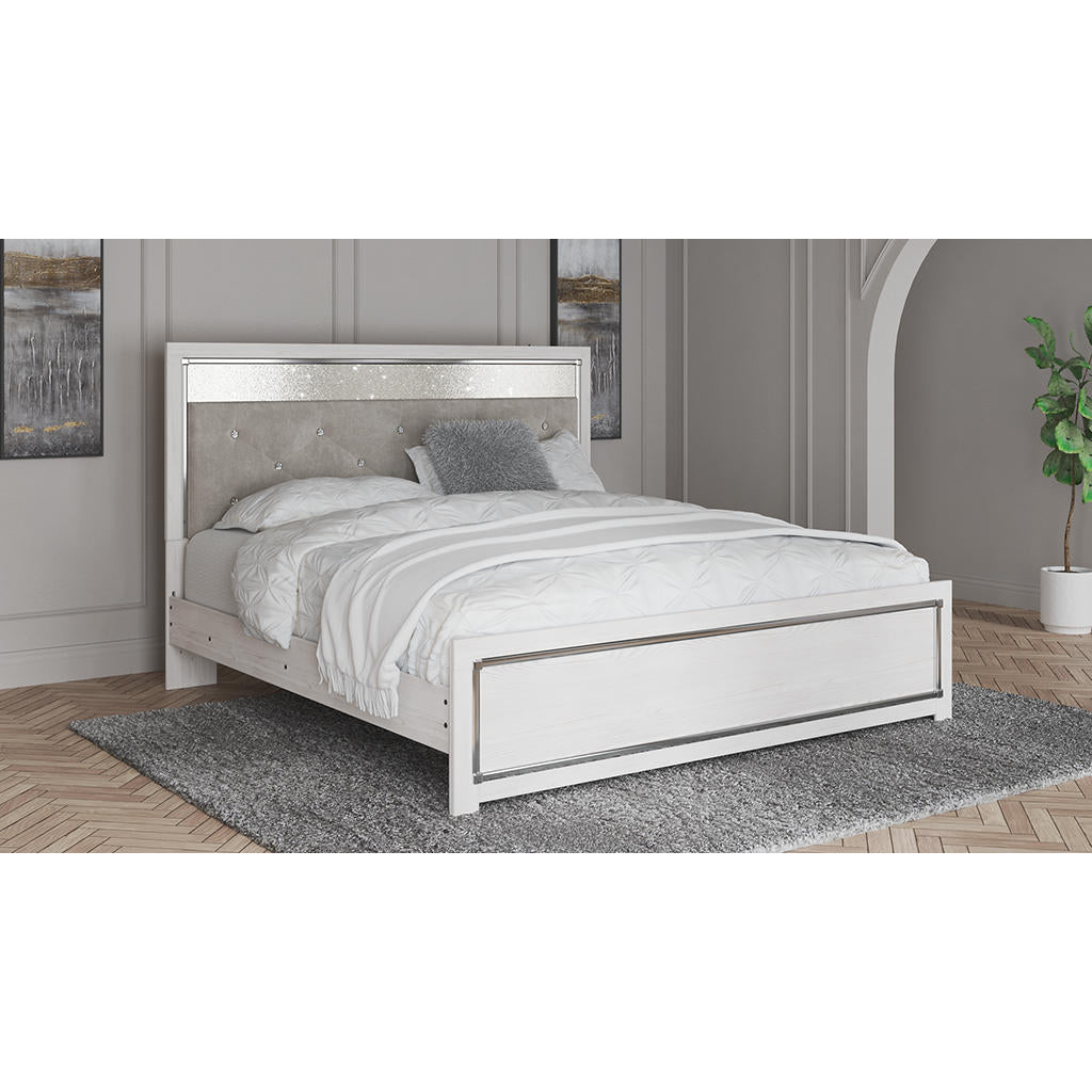 Lawroy King Panel Bed, Dresser, Mirror and Nightstand Benchcraft® Uncategorized