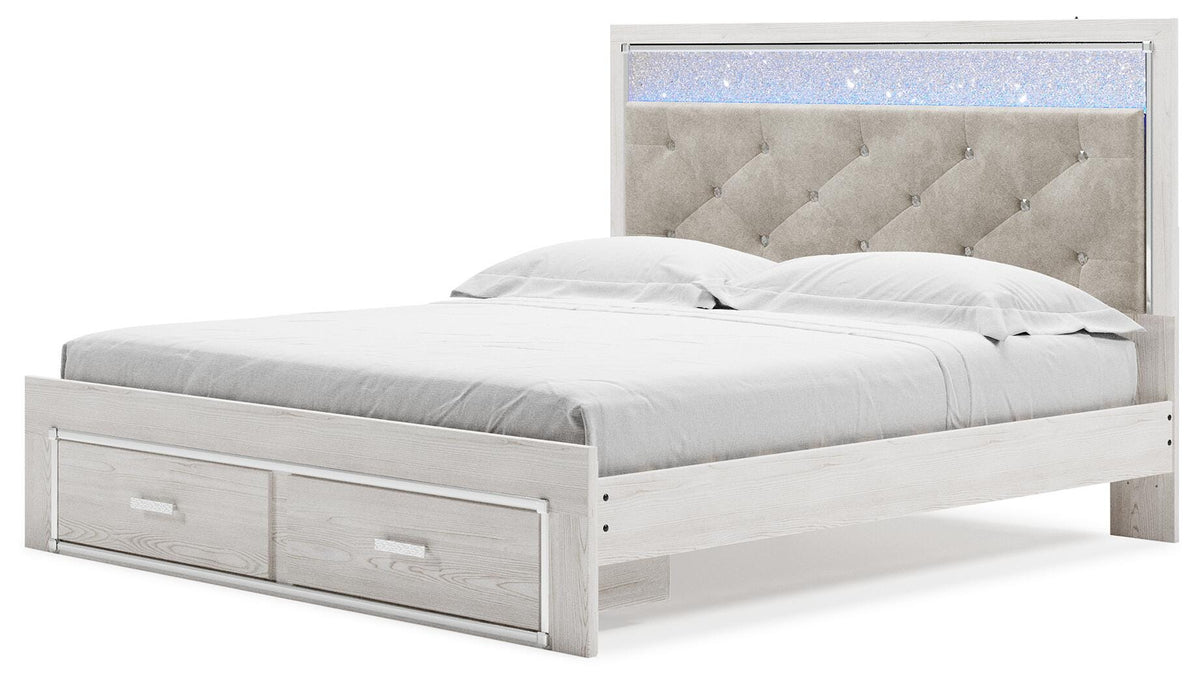 Altyra King Storage Panel Bed and Nightstand — 2-Piece Set Signature Design by Ashley® Bedroom