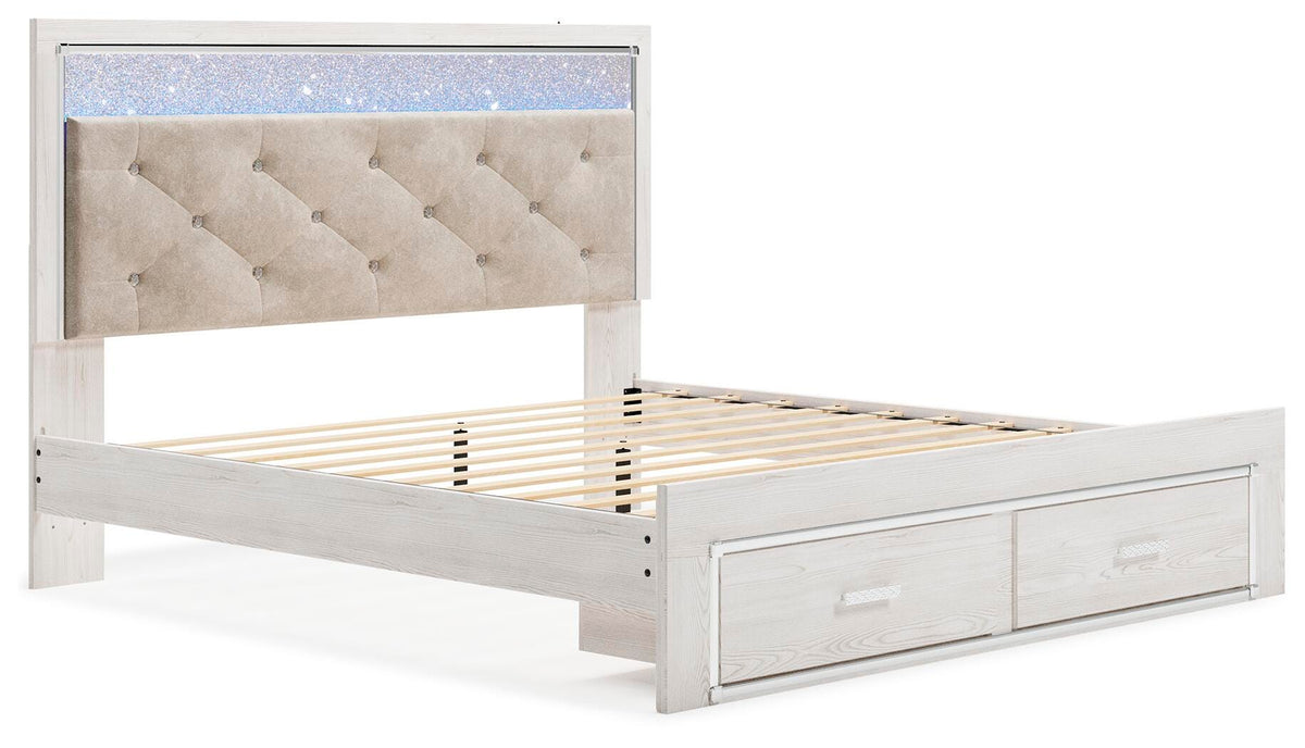 Altyra King Storage Panel Bed and Nightstand — 2-Piece Set Signature Design by Ashley® Bedroom