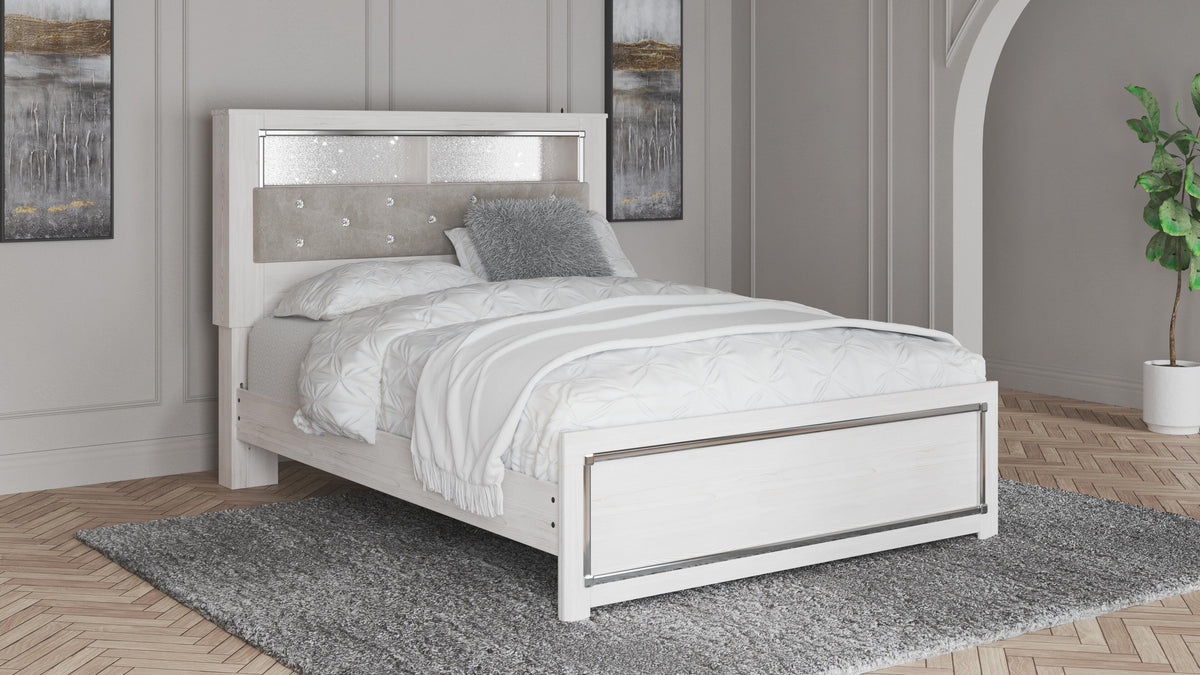 Altyra Queen Bed with Bookcase Headboard, Dresser, Mirror (B25) Signature Design by Ashley® Bedroom