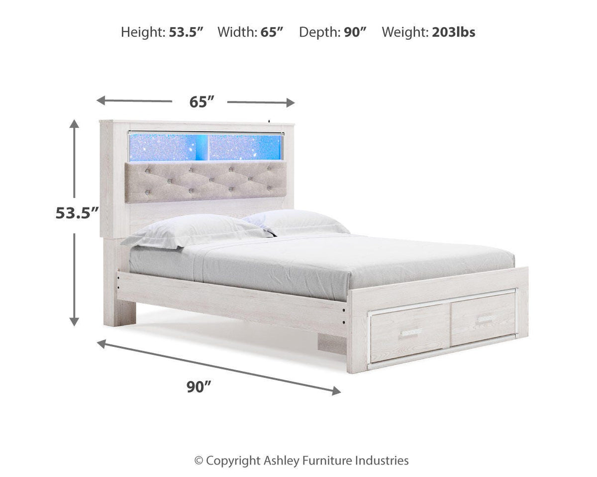 Altyra Queen Bookcase Storage Bed, Dresser and Mirror — 3-Piece Signature Design by Ashley® Bedroom