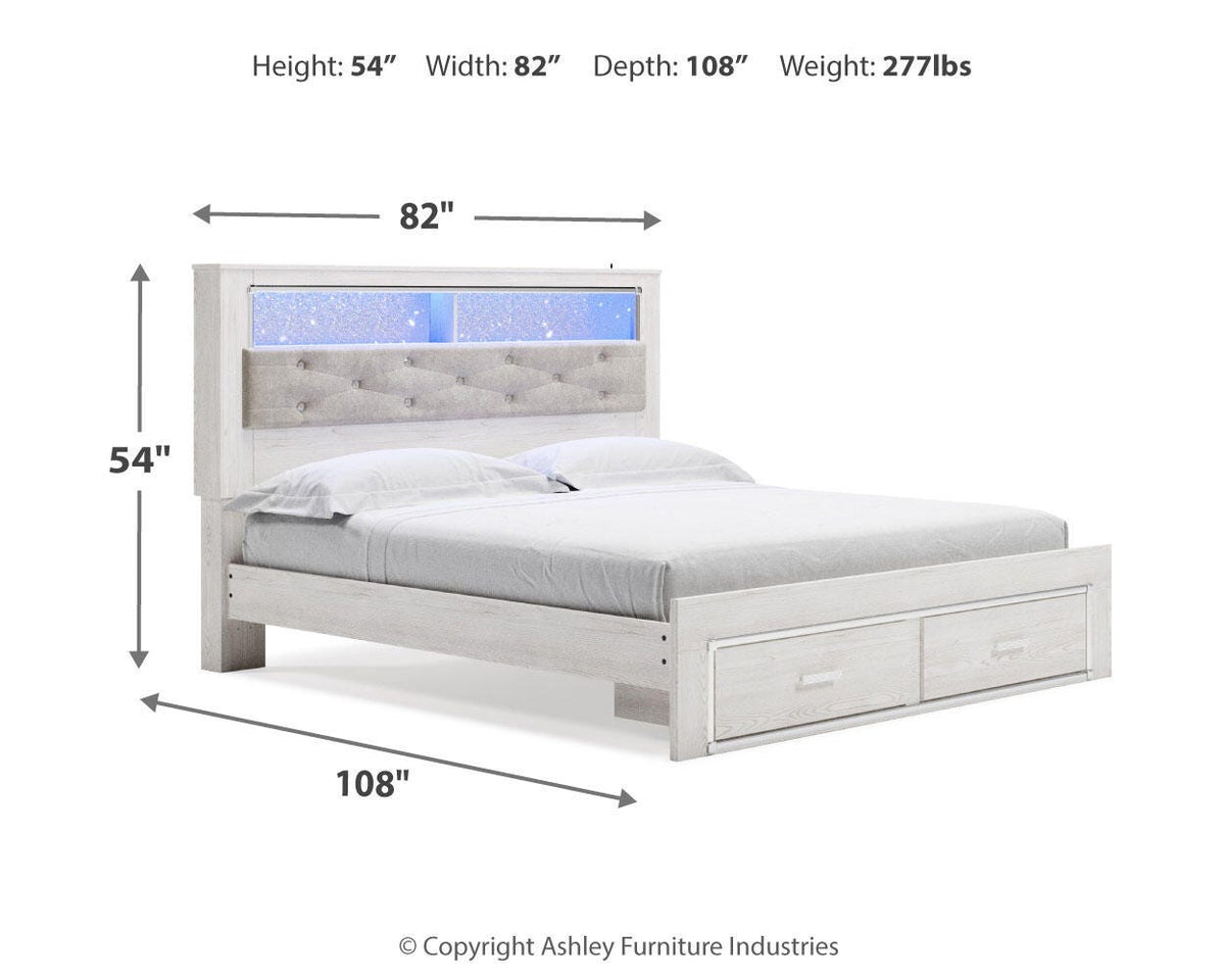 Altyra King Storage Bed with Bookcase Headboard — 5-Piece Set Signature Design by Ashley® Bedroom