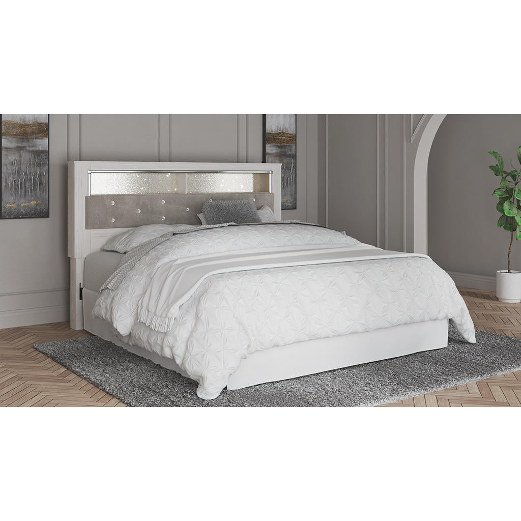 Altyra King Upholstered Panel Bookcase Headboard Signature Design by Ashley® Bedroom
