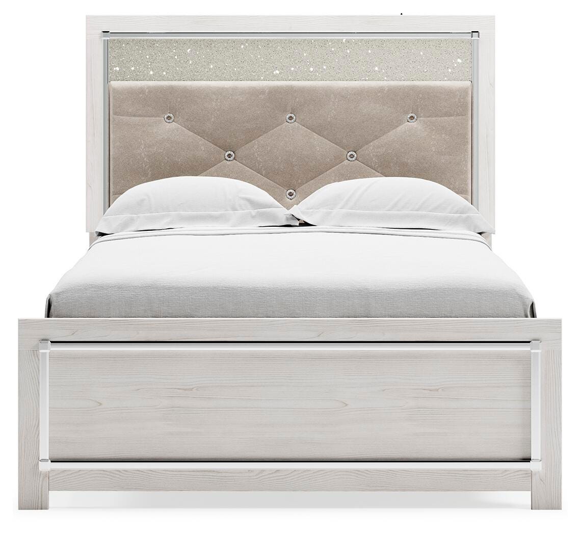 Altyra Full Panel Bed, Dresser, Mirror and Chest — White 4-Piece Signature Design by Ashley® Bedroom