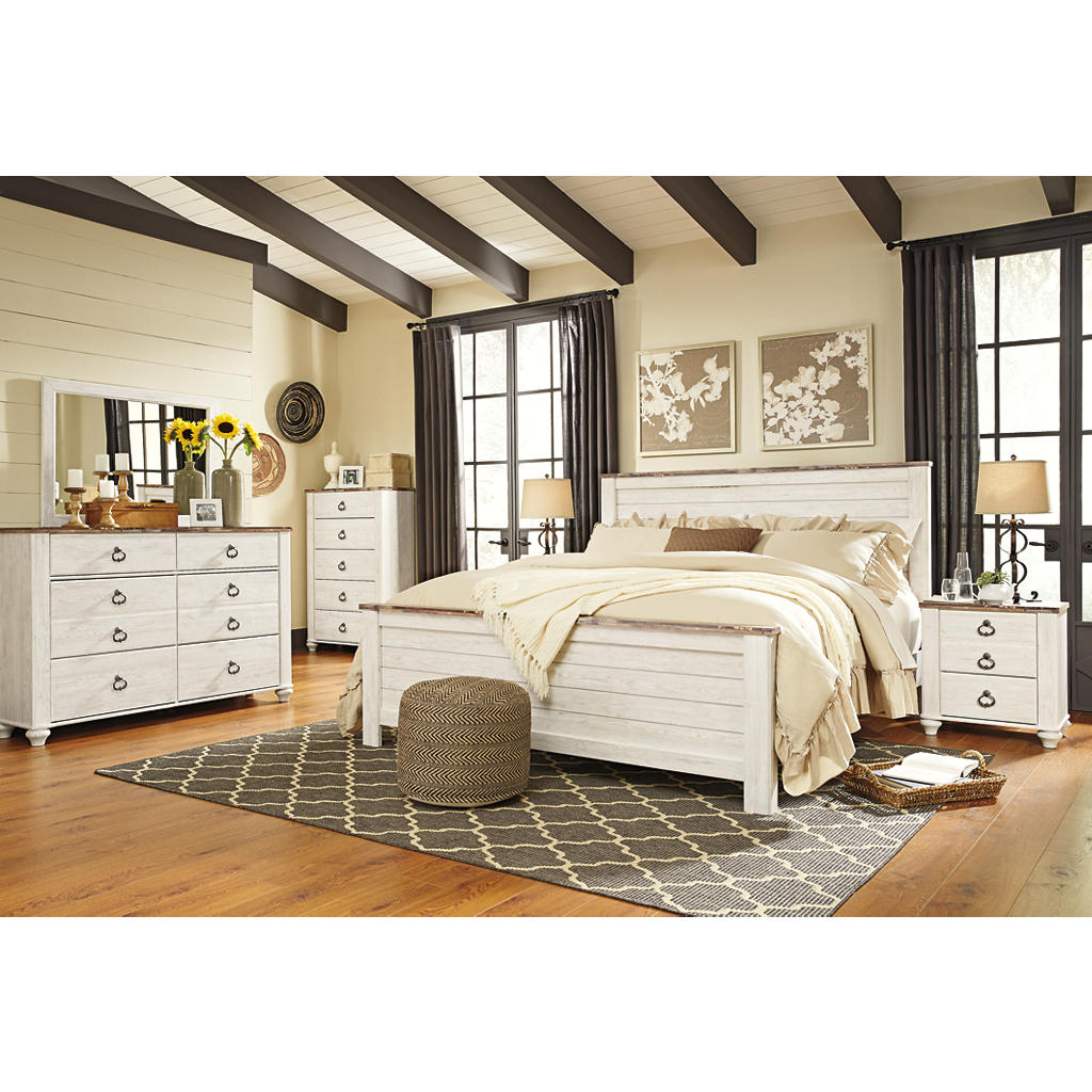 Willowton King Panel Bed Signature Design by Ashley® Bedroom