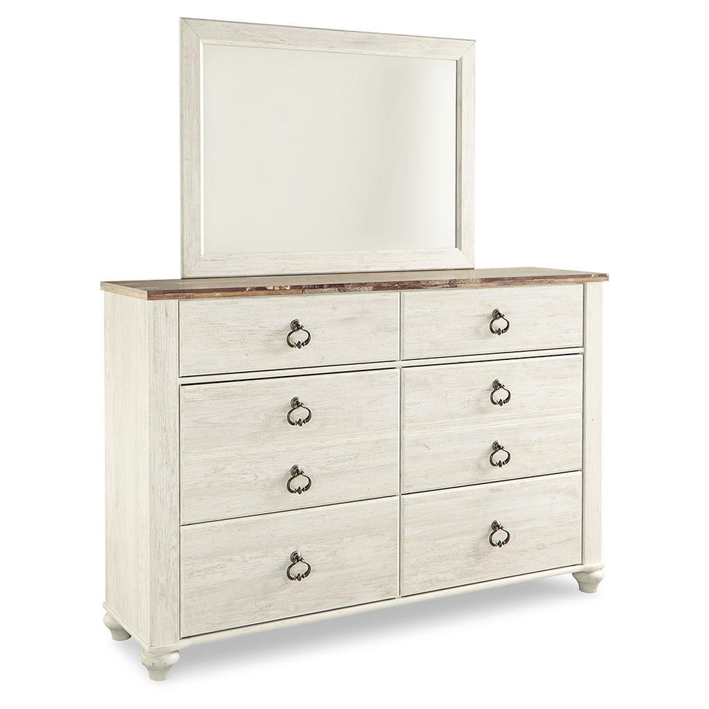 Willowton Full Panel Bed, Dresser and Mirror Signature Design by Ashley® Uncategorized
