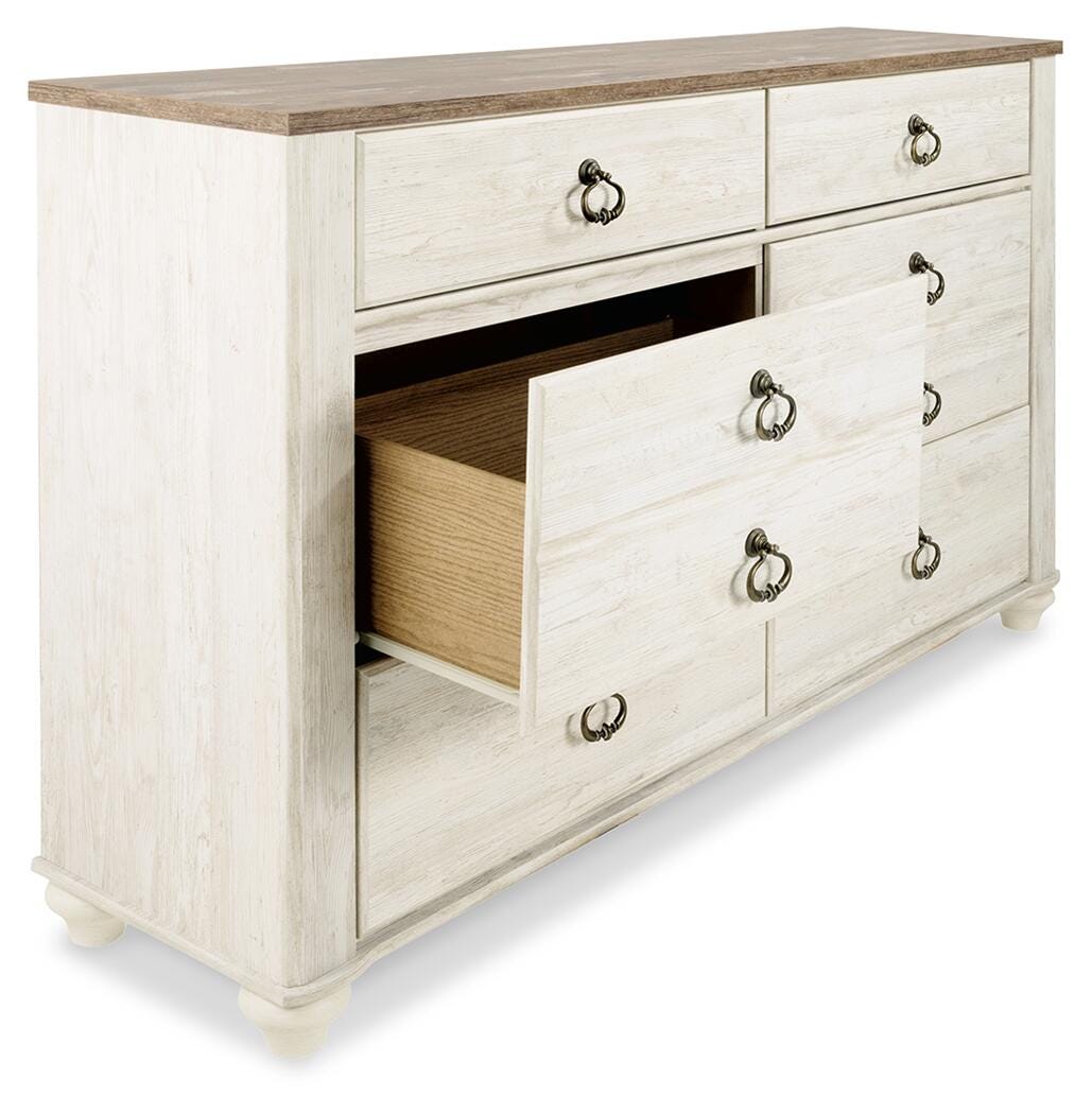 Willowton Full Panel Bed, Dresser, Chest and Nightstand Signature Design by Ashley® Bedroom