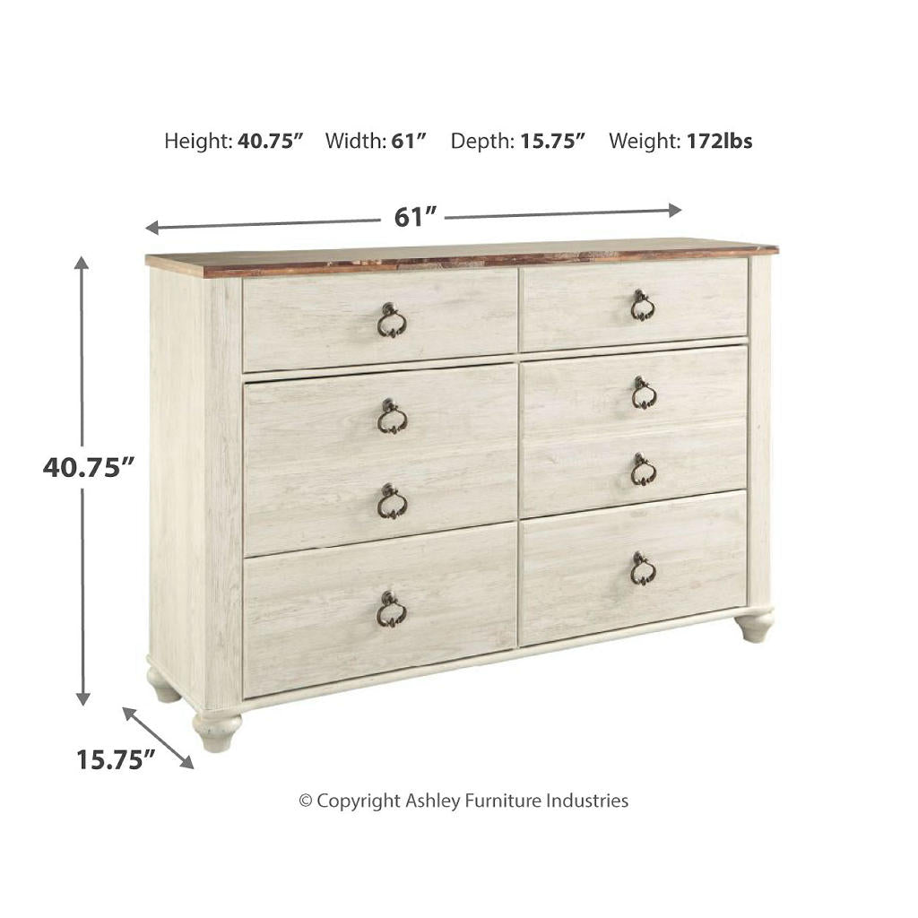 Willowton Dresser Signature Design by Ashley® Bedroom